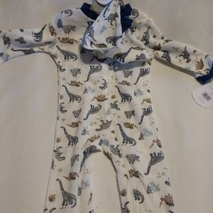Dinosaur Two Piece Baby Clothes